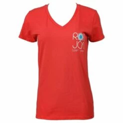 Ron Jon Juniors Wavy Sunset Graphic Tee 6 Ron Jon Juniors Wavy Sunset Graphic Tee -Ron Jon Surf Shop Sales d800x800 13340857031 coral ron jon juniors wavy sunset v neck tee front