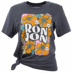 Ron Jon Junior Groovy Floral Tee -Ron Jon Surf Shop Sales d800x800 13340869086 navy ron jon juniors groovy floral tee front