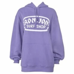 Ron Jon Juniors Large Badge Oversized Hoodie -Ron Jon Surf Shop Sales d800x800 13350704063 lavender ron jon unisex large badge oversized hoodie front