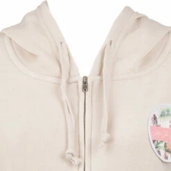 Ron Jon Ladies Patch Burnout Crop Zip Hoodie -Ron Jon Surf Shop Sales d800x800 13350992002 off white ron jon ladies patch burnout crop zip hoodie zipper