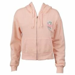 Ron Jon Ladies Patch Burnout Crop Zip Hoodie -Ron Jon Surf Shop Sales d800x800 13350992031 coral ron jon juniors patch burnout crop zip hoodie front