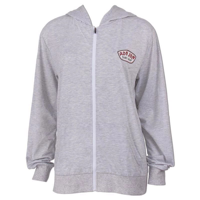 Ron Jon Juniors Tri-blend Badge Lightweight Zip Hoodie 7 Ron Jon Juniors Tri-blend Badge Lightweight Zip Hoodie - Image 5
