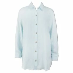 Ron Jon Ladies Gauze Long Sleeve Button Down Shirt -Ron Jon Surf Shop Sales d800x800 14320001081 light blue ron jon ladies gauze long sleeve button down shirt