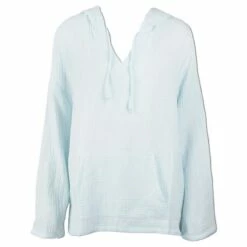 Ron Jon Ladies Gauze Pullover Hoodie -Ron Jon Surf Shop Sales d800x800 14320002081 light blue ron jon ladies gauze pullover hoodie