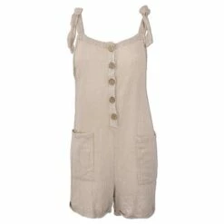 Ron Jon Ladies Button Front Romper