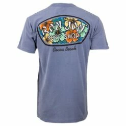 Ron Jon Hibiscus Badge Tee -Ron Jon Surf Shop Sales d800x800 17030803087 denim ron jon hibiscus badge tee back