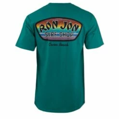 Ron Jon Blanket Badge Tee -Ron Jon Surf Shop Sales d800x800 17030844085 teal ron jon blanket badge tee back