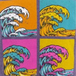 Ron Jon Square Wave Tee -Ron Jon Surf Shop Sales d800x800 17040217061 purple ron jon square wave tee close up