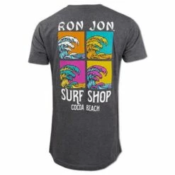 Ron Jon Square Wave Tee -Ron Jon Surf Shop Sales d800x800 17040217093D charcoal ron jon square wave tee back