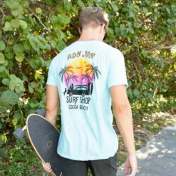 Ron Jon Dog And Car Tee -Ron Jon Surf Shop Sales d800x800 17040219081 light blue ron jon dog car tee lifestyle 2