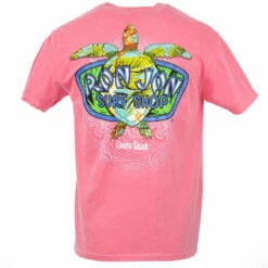 Ron Jon Sea Turtle Tee -Ron Jon Surf Shop Sales d800x800 17040315115 cranberry ron jon sea turtle tee back