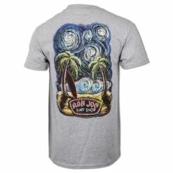 Ron Jon Palm Swirl Tee -Ron Jon Surf Shop Sales d800x800 17060383092D heather grey ash ron jon palm swirl tee back