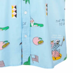 RVCA Ron Jon Luke P Short Sleeve Shirt -Ron Jon Surf Shop Sales d800x800 20014586D multi rvca ron jon luke p short sleeve shirt hemline