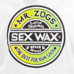 Sex Wax White Fade Long-Sleeve Tee -Ron Jon Surf Shop Sales d800x800 20114331001 sex wax fade white long sleeve tee back detail