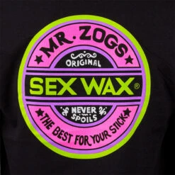 Sex Wax Black Flouro Long-Sleeve Tee -Ron Jon Surf Shop Sales d800x800 20115383095 sex wax flouro black long sleeve tee back detail