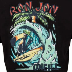 O'Neill Ron Jon Black Super Shredder Tee -Ron Jon Surf Shop Sales d800x800 20140706095 black oneill ron jon black super shredder tee back graphic