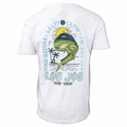 Salty Crew Ron Jon White Mahi Mayhem Tee -Ron Jon Surf Shop Sales d800x800 20140708001 white salty crew ron jon mahi mayhem tee back