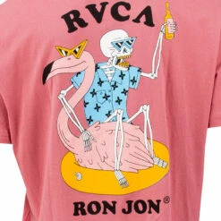 RVCA Ron Jon Luke P Flamingo Tee -Ron Jon Surf Shop Sales d800x800 20140714040 rvca ron jon luke p flamingo tee back graphic