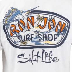 Salt Life Ron Jon Sea Escape White Graphic Tee 9 Salt Life Ron Jon Sea Escape White Graphic Tee -Ron Jon Surf Shop Sales d800x800 20140715001 salt life ron jon sea escape white graphic tee back graphic