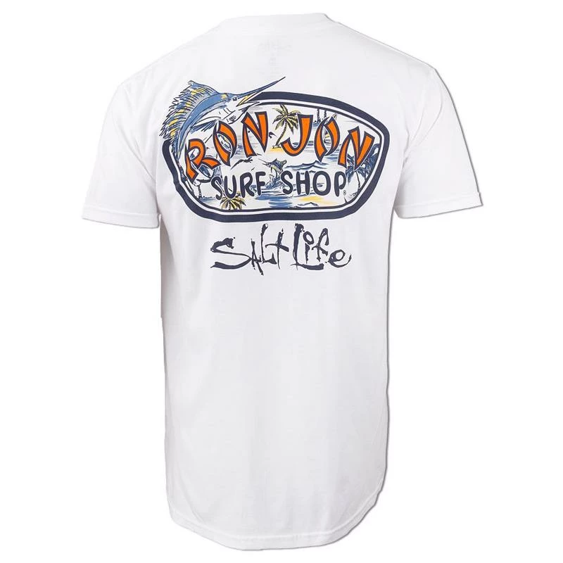 Salt Life Ron Jon Sea Escape White Graphic Tee 4 Salt Life Ron Jon Sea Escape White Graphic Tee - Image 2