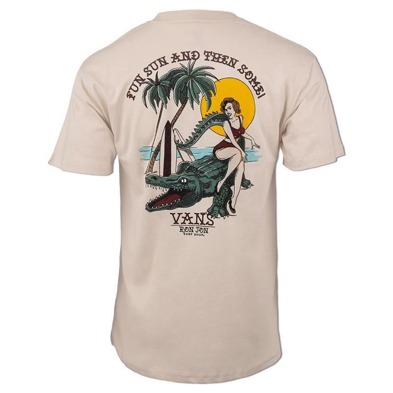 Vans Ron Jon Oatmeal Some Fun Sun Tee 4 Vans Ron Jon Oatmeal Some Fun Sun Tee - Image 2