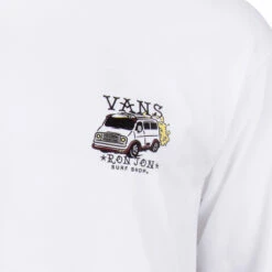 Vans Ron Jon White Beach Advisory Long-Sleeve Tee -Ron Jon Surf Shop Sales d800x800 20140724001 vans ron jon white beach advisory ls tee front graphic