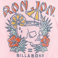 Billabong Ron Jon Cocktail Pink Tee -Ron Jon Surf Shop Sales d800x800 20140729040 pink billabong ron jon cocktail pink tee graphic