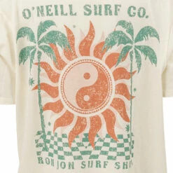 O'Neill Ron Jon Juniors Palm Lake Tee -Ron Jon Surf Shop Sales d800x800 30090151002 off white oneill ron jon juniors palm lake tee back graphic