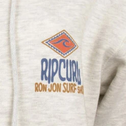 Rip Curl Ron Jon Juniors Shredder Zip Hoodie -Ron Jon Surf Shop Sales d800x800 30090154605 light grey rip curl ron jon juniors shredder zip hoodie front graphic