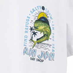 Salt Life Ron Jon Kids Mahi Mayhem Tee -Ron Jon Surf Shop Sales d800x800 40140074001 white salt life ron jon kids mahi mayhem tee front graphic