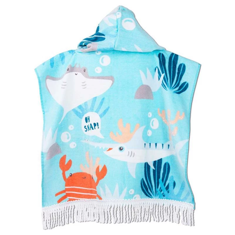 Earth Nymph Ron Jon Shark Toddler Cape Towel 3 Earth Nymph Ron Jon Shark Toddler Cape Towel