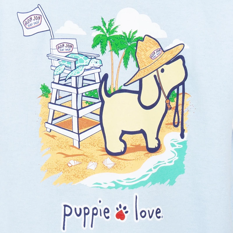 Puppy Love Ron Jon Kids Lifeguard Pup Tee 6 Puppy Love Ron Jon Kids Lifeguard Pup Tee - Image 4